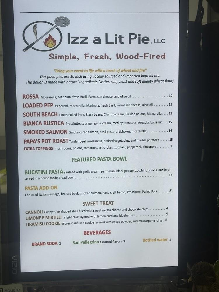 IZZ A LIT PIE LLC Menu image 3